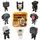 skibidi toilet Minifiguren 6 cm (24er Set)