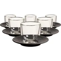 Villeroy & Boch Manufacture Rock Espressoglas 0,06 l 6-tlg.