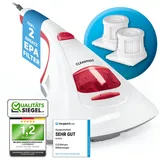 CLEANMAXX Milbensauger Matratzenreiniger Staub Allergiker Hepa UV Licht 2 Filter