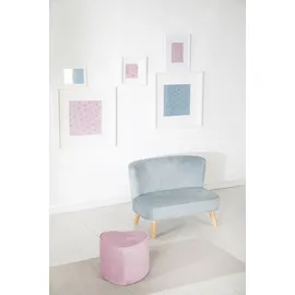 roba Kinderhocker Lil Sofa Herzform rosa