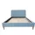 Homestyle4u Polsterbett 140 x 200 cm Blau