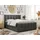 MKS Boxspringbett, PREMIUM 11 King 160/200 Dunkelgrau Kunstleder - H4,
