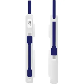 3M 3mk Powerbank PastelUp 10,000mAh USB-A / C für iPhone Huawei Samsung XiaomiWeiss kompatibel mit MagSafe - Weiß