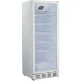 METRO Professional Getränkekühlschrank GSC4280, Metall/Glas, 280 L, belüftete Kühlung, 210 W, mit Schloss, weiß (Weiß)