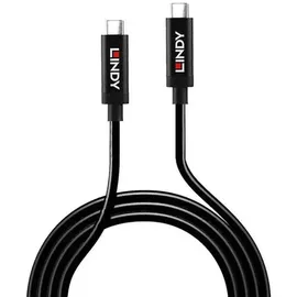 Lindy USB-C auf USB-C 5,00 m Schwarz