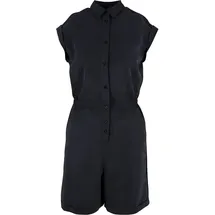 URBAN CLASSICS Damen Ladies Viscose Twill Jumpsuit TB6199 | weiß/creme | M