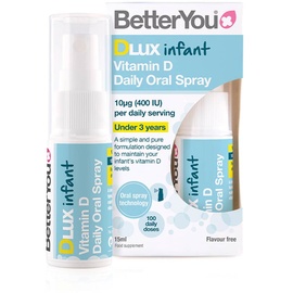 BetterYou DLux Infant Daily Vitamin D Oral Spray -