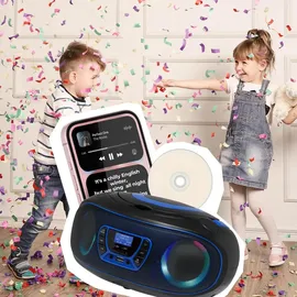 Denver TDB-212BU DAB+ Boombox Mit DAB+/FM-Radio, Bluetooth-Funktion,Blue