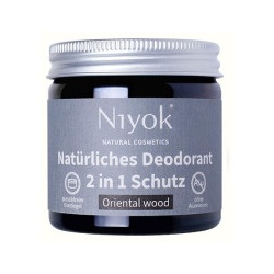 Niyok Natural Cosmetics Deocreme 2 in 1 Oriental Wood 40 ml