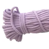 Mississhop Kordel Baumwollkordel 8 mm I 50 m 100% Baumwolle Seil Kordel lila