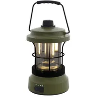 Eurotrail Retro Tischlampe - Wiederaufladbar oliv