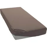 JANINE 5007 Mako-Feinjersey 180 x 200 - 200 x 200 cm taupe