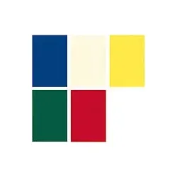 DUNI Tischtuch 84 x 84cm weiß 104078 Dunicel