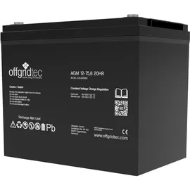 Offgridtec AGM 75,6Ah 20HR 12V 0,91 kWh