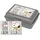 SNOOPY United Labels Peanuts Brotdose - Lebe Liebe Lache Lunchbox Butterbrotdose mit Trennwand grau