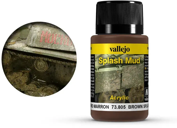 Splash Mud | Vallejo, Farbton: Brown Splash Mud