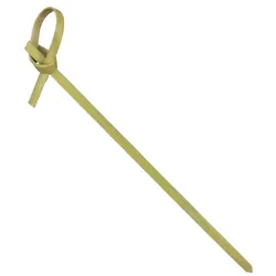 MONOUSO - Natürliche Fingerfood-Spieße aus Bambus "Knoten" 15cm (100 Stück)