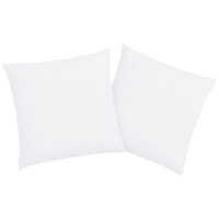 OTTO products Kissenbezüge »Neele Kissenbezug aus Bio-Baumwolle, atmungsaktive Kissenhülle«, (2 St.), weiß