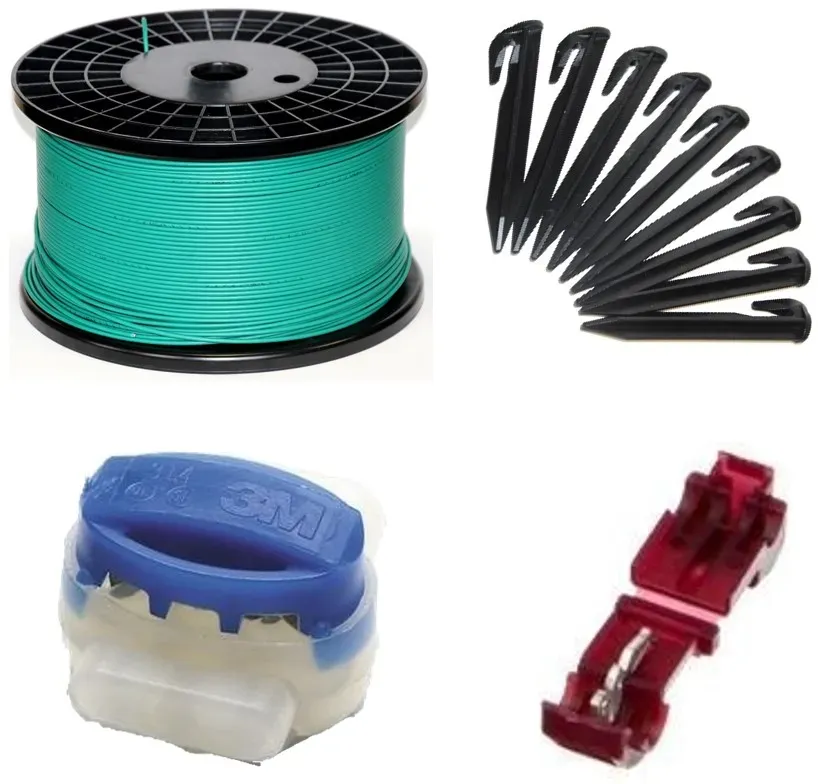 Installation Set L+ kompatibel mit Ambrogio ® L250 L300 L400 Kabel Haken Verbinder Installation