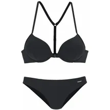 Bruno Banani Push-Up-Bikini Damen Schwarz 38 Cup AA