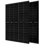 36 Stk. Maysun HJT Solarmodule MS430JT-40H Full Black Transparentes Glas Glas