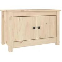 VidaXL Schuhschrank 70x38x45,5 cm Massivholz Kiefer