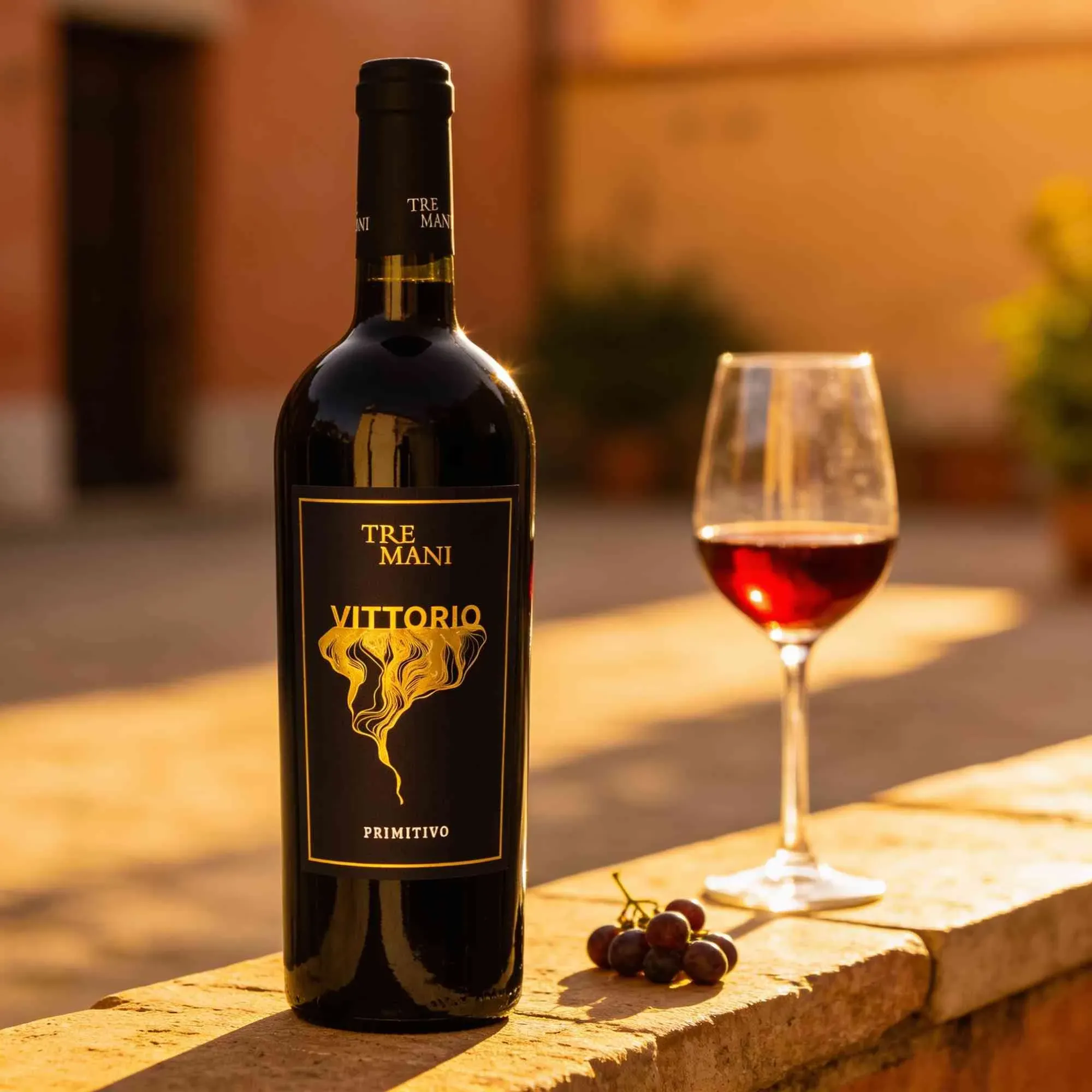 Tre Mani 2023 Tre Mani Vittorio Salento Primitivo IGT 2023 Primitivo  Italien