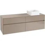 Villeroy & Boch Collaro Waschtischunterschrank | für Aufsatzbecken rechts | 1600 mm##Für Collaro 4A1840 (D: mm) Ohne .. C05100DH