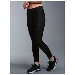 Leggings TRIGEMA "TRIGEMA Sportleggings aus COOLMAX-Material", Damen, Gr. XXL, US-Größen, schwarz, 92% Polyester, 8% Elastan, sportlich, Hosen