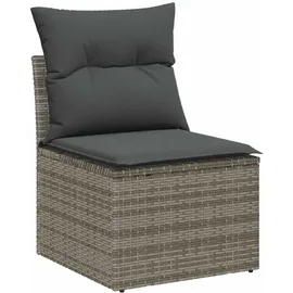 vidaXL Garten-Sofa-Set 10 pcs Grau