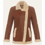 Hollert Lammfelljacke - OLA COGNAC - Größe: XL - Braun - XL