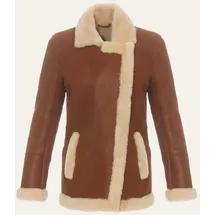 Hollert Lammfelljacke - OLA COGNAC - Größe: XL - Braun - XL