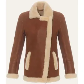 Hollert Lammfelljacke - OLA COGNAC - Größe: XL - Braun - XL