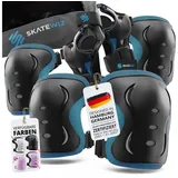 SKATEWIZ Knieschoner Set Blau M