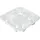 NATUREStar Becherhalter Quattro 50 St. 21,5 cm x 21,5 cm Weiß