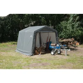 ShelterLogic Shed-in-a-Box Foliengerätehaus 9m2 grau
