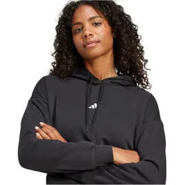 adidas Essentials Small Logo Feel Cozy Kapuzenpullover Black / White S
