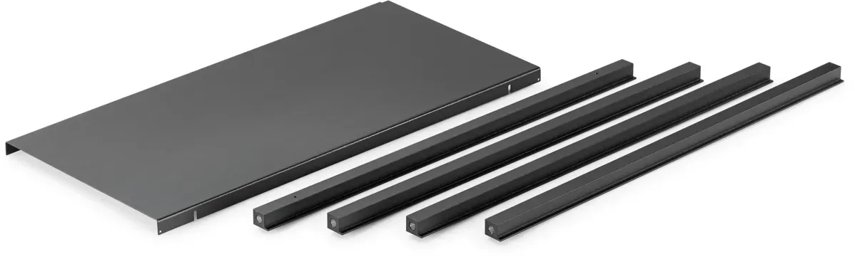 Naber 8051032 Cubo Rückwand Set 900 Regalsystem, 900 mm, schwarz matt Cubo Rü...