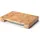 Continenta Schneidebrett Handarbeit mit Edelstahlschublade 1-tlg. 48 x 32,5 cm Beige