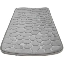 Intirilife Duschvorleger Grau 80 x 50 cm
