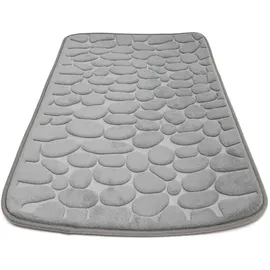 Intirilife Duschvorleger Grau 80 x 50 cm