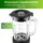 Klamer Standmixer, 1,75 L Glasbehälter, Elektrischer Mixer mit 1400 Watt, Smoothie Maker mit 22.000 U/Min, 3 Programme und 6 Klingen, inklusive Trink...
