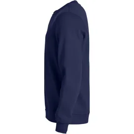 New Wave Rundhalspullover Basic Roundneck Blau 100