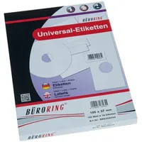 Büroring Etiketten, 500054, weiß, 105x37mm, rechteckig 4016058035655 Büroring