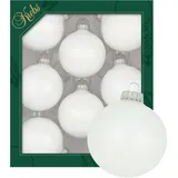 Krebs Glas Lauscha Weiß matt 7cm