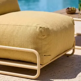 Oviala Modularer Gartenliegestuhl gelb