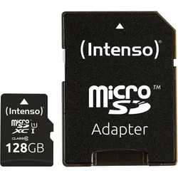 Intenso microSDXC Cards    128GB Class 10 UHS-I Premium