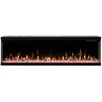 Aflamo LED Elektrokamin Wandkamin | Heizfunktion | Unique 107
