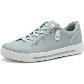 bonprix Jana Sneaker flach mit Reißverschluss Vegan, Blau 42