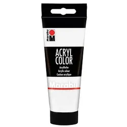 Marabu Acrylfarbe weiß 100 ml
